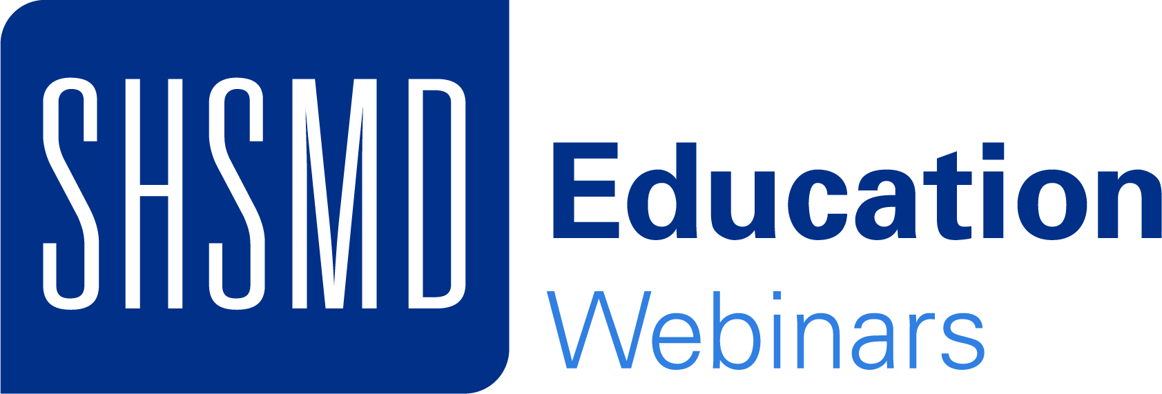 SHSMD education webinars logo